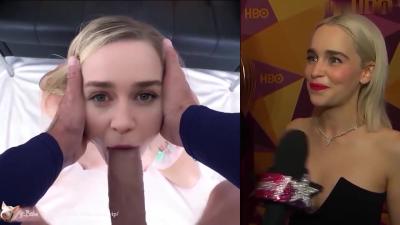 Emilia Clarke Deepfake (Split Screen) - Deepfades