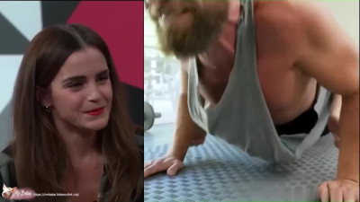 Emma Watson Split Screen Deepfake