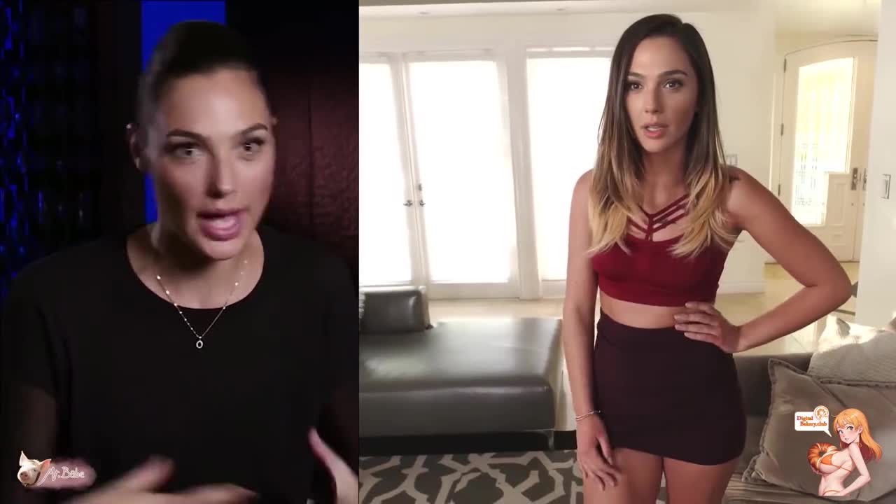 Gal Gadot Deepfake Split Screen - Deepfades