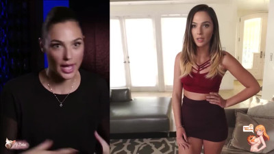 Gal Gadot Deepfake Split Screen