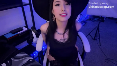 Pokimane witch girl JOI COUNTDOWN “cum on my costume!”